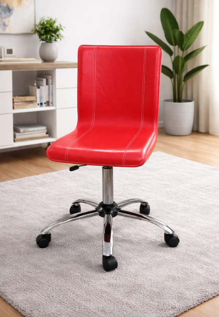 741-75371 Silla giratoria t/simil piel roja 741-75371 Silla giratoria t/simil piel roja